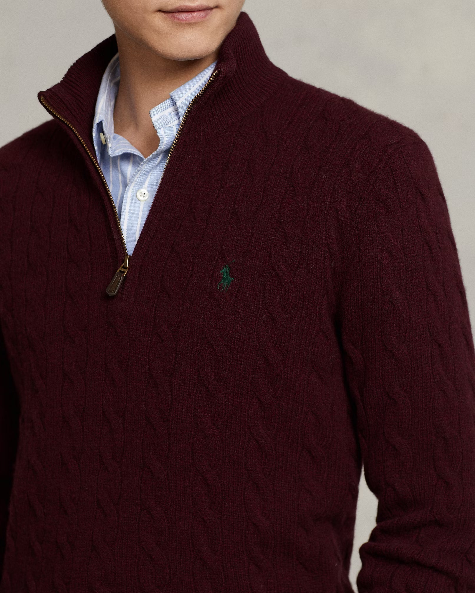 Witkaé™ | Sweter „Wojciech” z wełny i kaszmiru (splot warkoczowy)