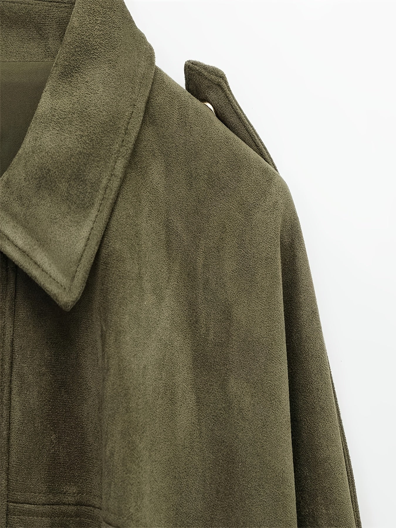 Siena™ | Krótka kurtka zamszowa w stylu retro