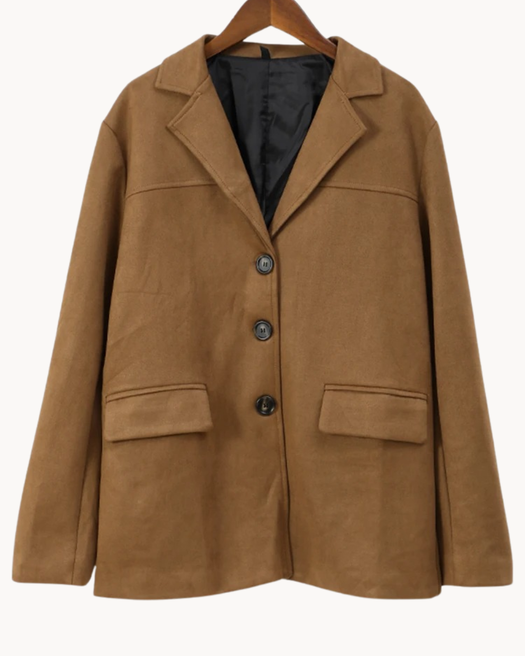 Zielinska™ | Damski blazer z zamszu